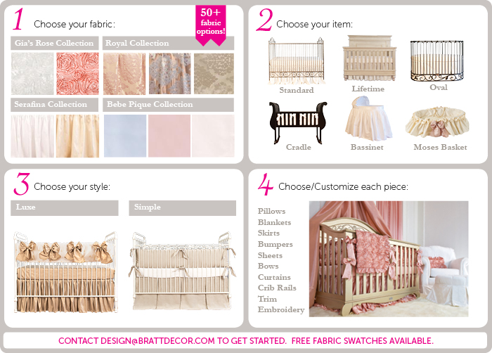 design your own baby crib bedding