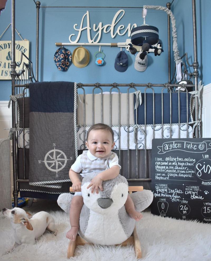 Baby Ayden's Nautical Nursery 