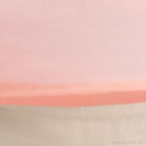 classic round cradle sheet light pink