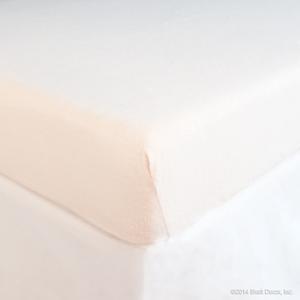white flannel crib sheet
