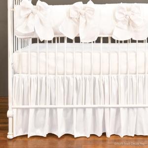 serafina crib rail collection - white