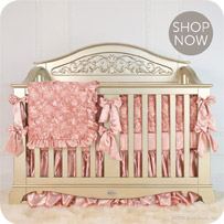 Girl crib bedding