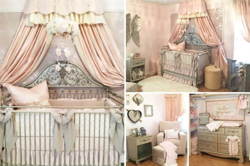 Harlow's Vintage Glam Blush Nursery