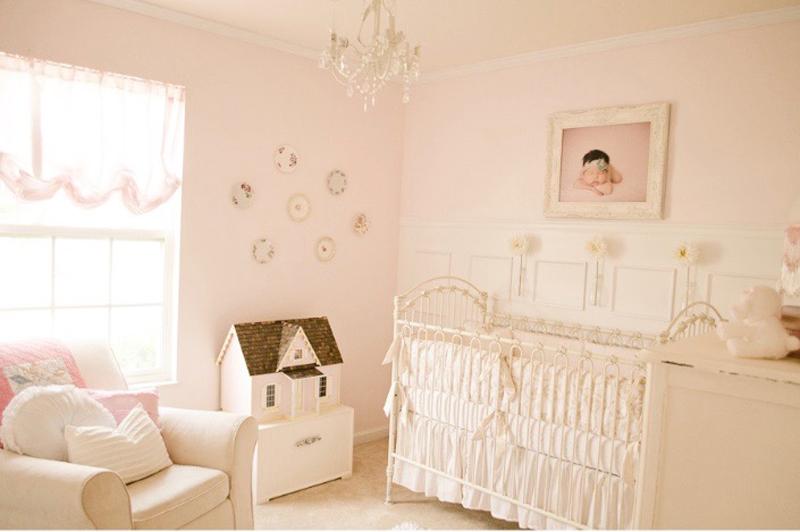 Vintage Pink and White Nursery