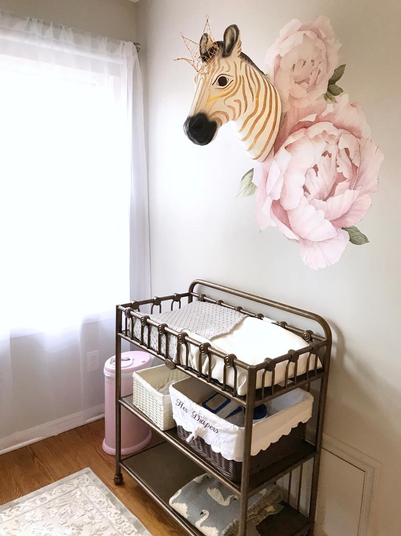 Wren's Gold and Blush Nursery 