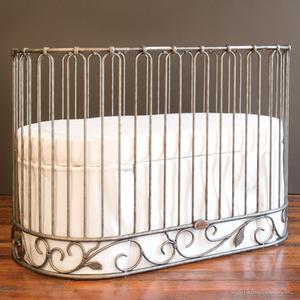 oval baby crib