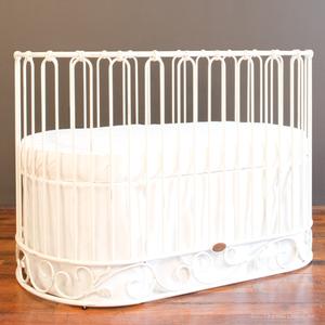 j'adore crib-cradle distressed white