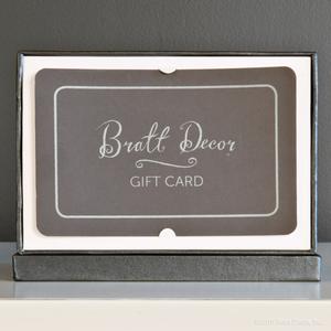 bratt decor gift card