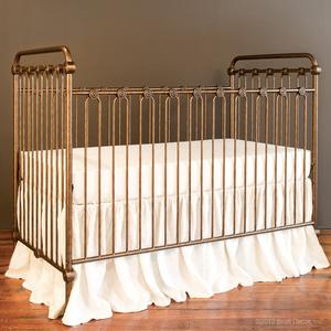 joy baby crib vintage gold