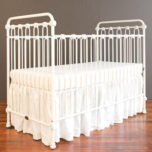 joy baby crib distressed white