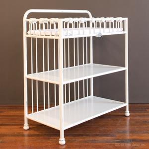 metal baby changing table