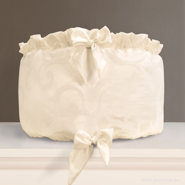 White ruffle crib bumper best sale