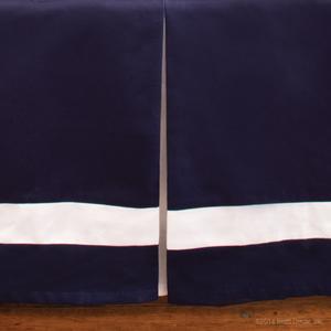 tailored pleats pleated white blue