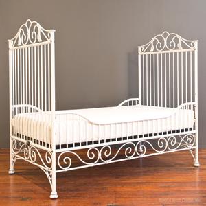 casablanca toddler bed kit distressed white