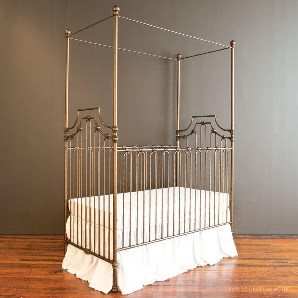 cast iron baby crib