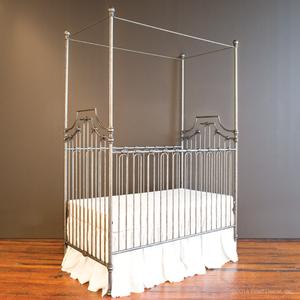 parisian 9 in 1 baby crib pewter