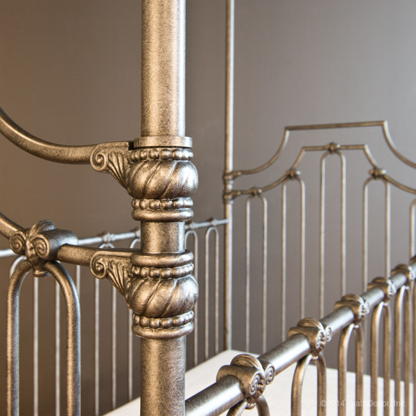 Parisian 3 In 1 Crib Pewter