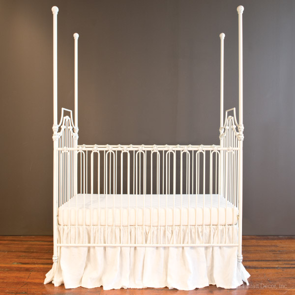 Parisian 3 In 1 Crib Distressed White