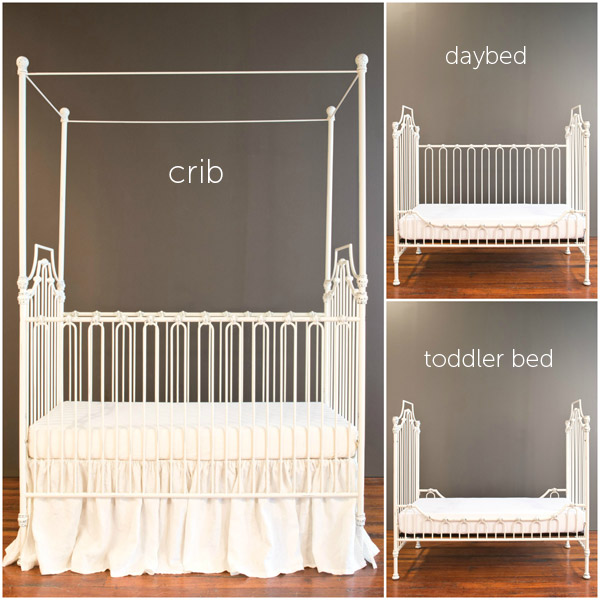 wrought iron crib