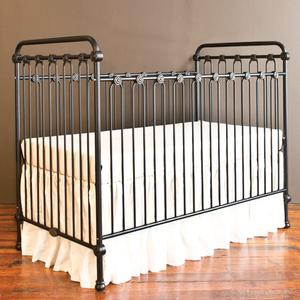 joy baby crib distressed black
