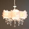 couture feathered chandelier