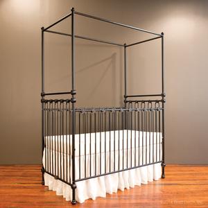 joy canopy baby crib dist black