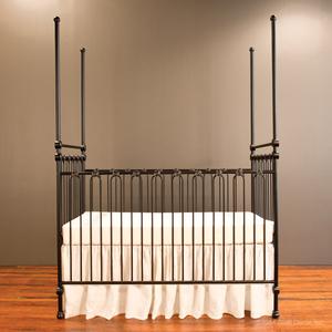 white cot canopy