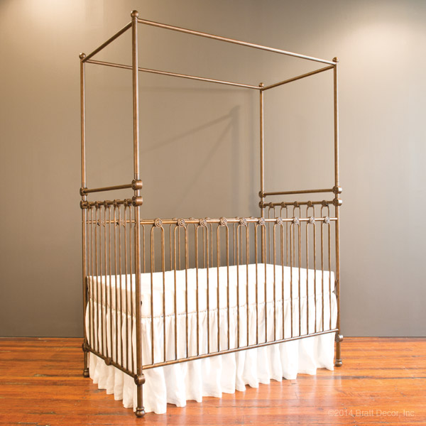 wrought iron crib