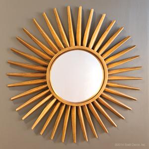 sunray starburst mirrors gold