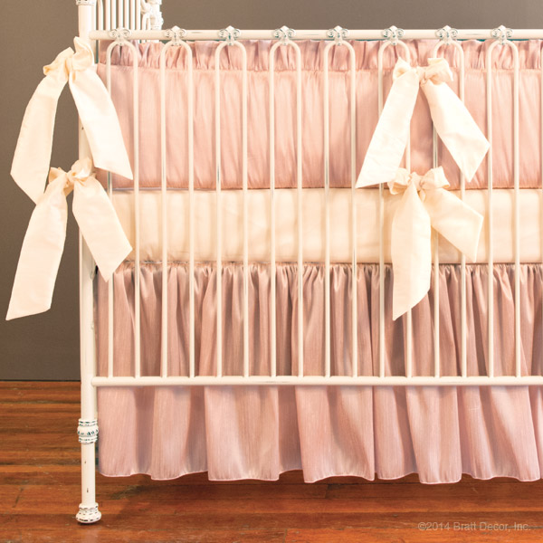 blush crib bedding