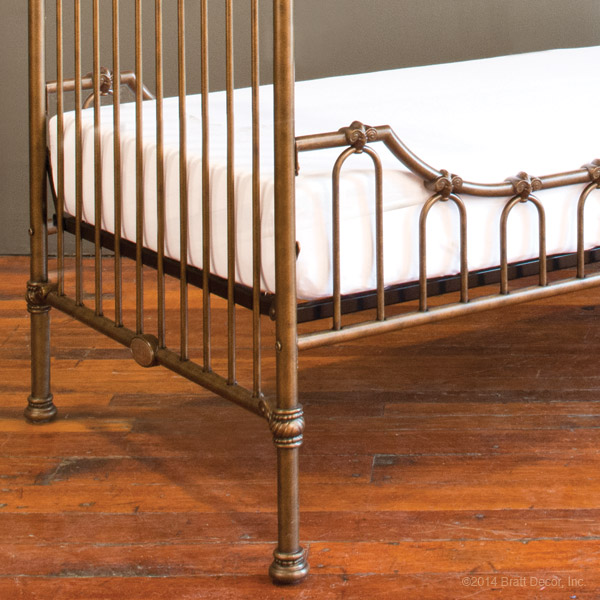 parisian toddler bed kit vintage gold