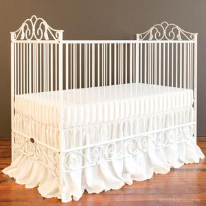 retro baby crib