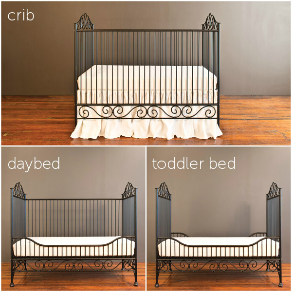 casablanca crib distressed black