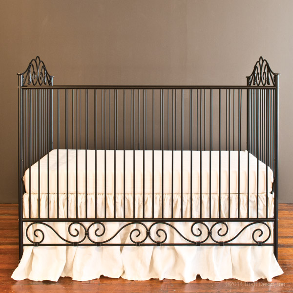 Black Wrought Iron Baby Crib Image Of Bedroom And Crib