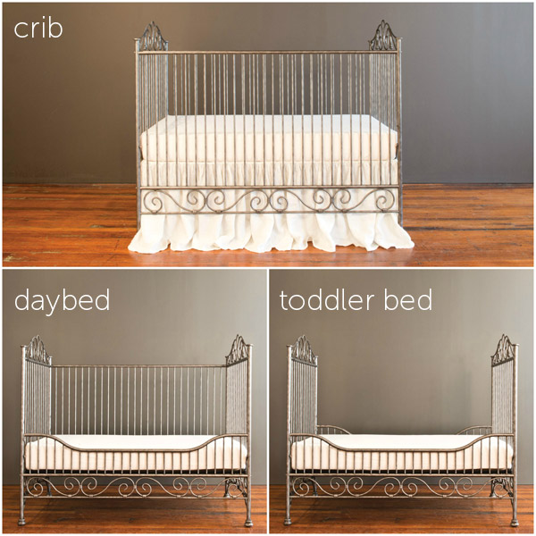 casablanca crib pewter