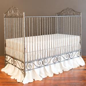 casablanca crib pewter