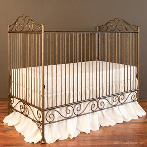 casablanca crib vintage gold
