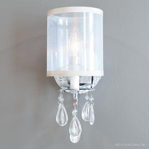 winchester sconce - chrome
