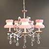 rosette chandelier