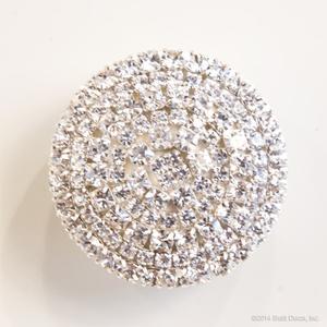 glamour knob knobs bling crystal