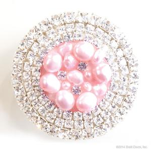 glamour knob - pink pearl