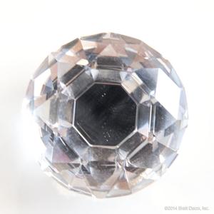 glamour knob clear crystal