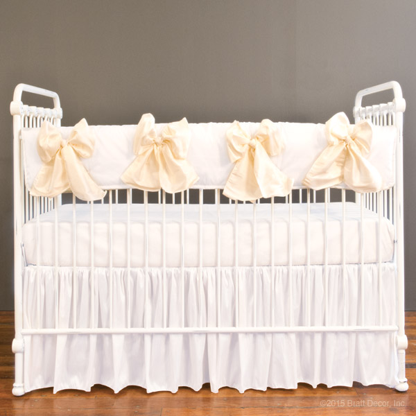 Serafina Crib Rail Cover White