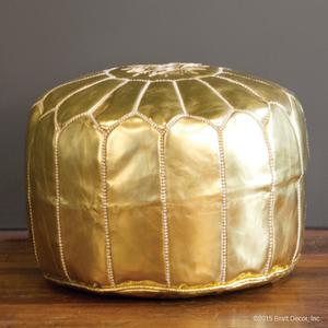 ottomans poufs leather moroccan seat
