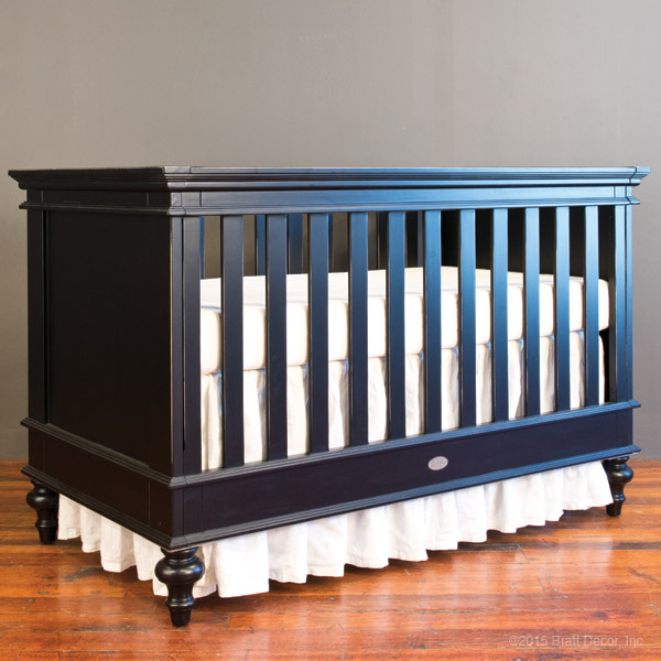 hampton crib black