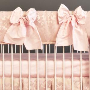 pink damask cream ivory white