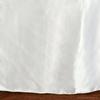 gia's rose darling crib skirt - white