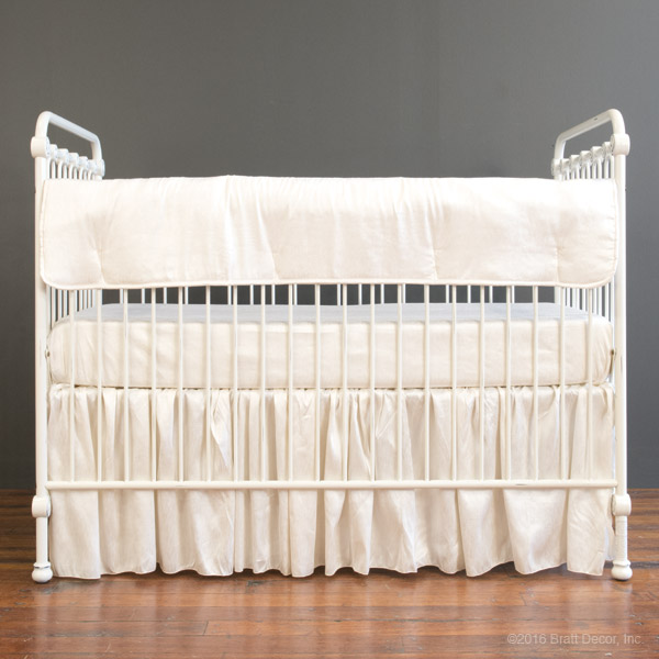 cream crib bedding