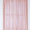 linen curtain panel - petals