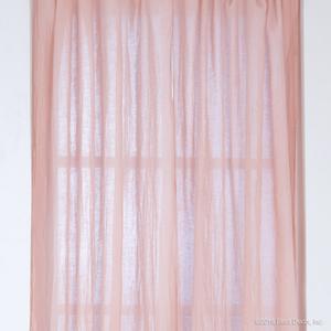 linen curtain panel - petals